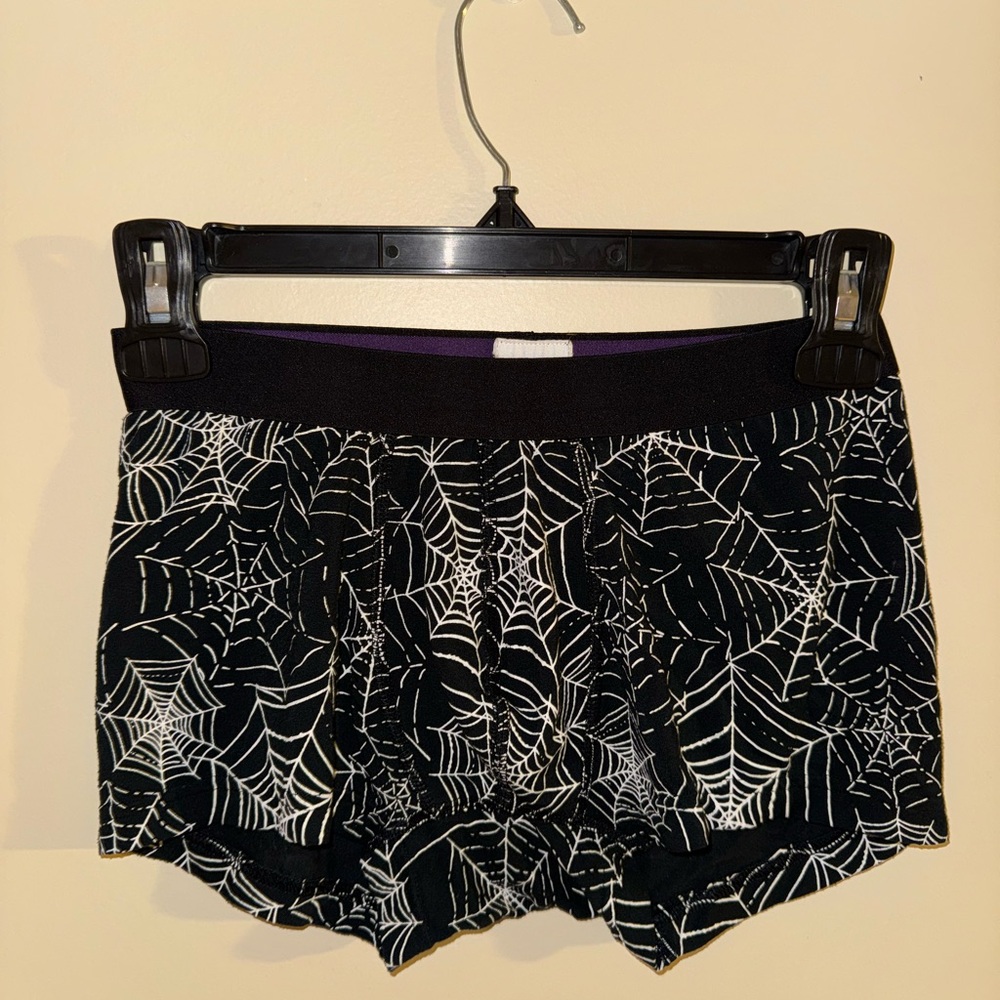 MeUndies Black and White Boxer Briefs with Spider Web Design